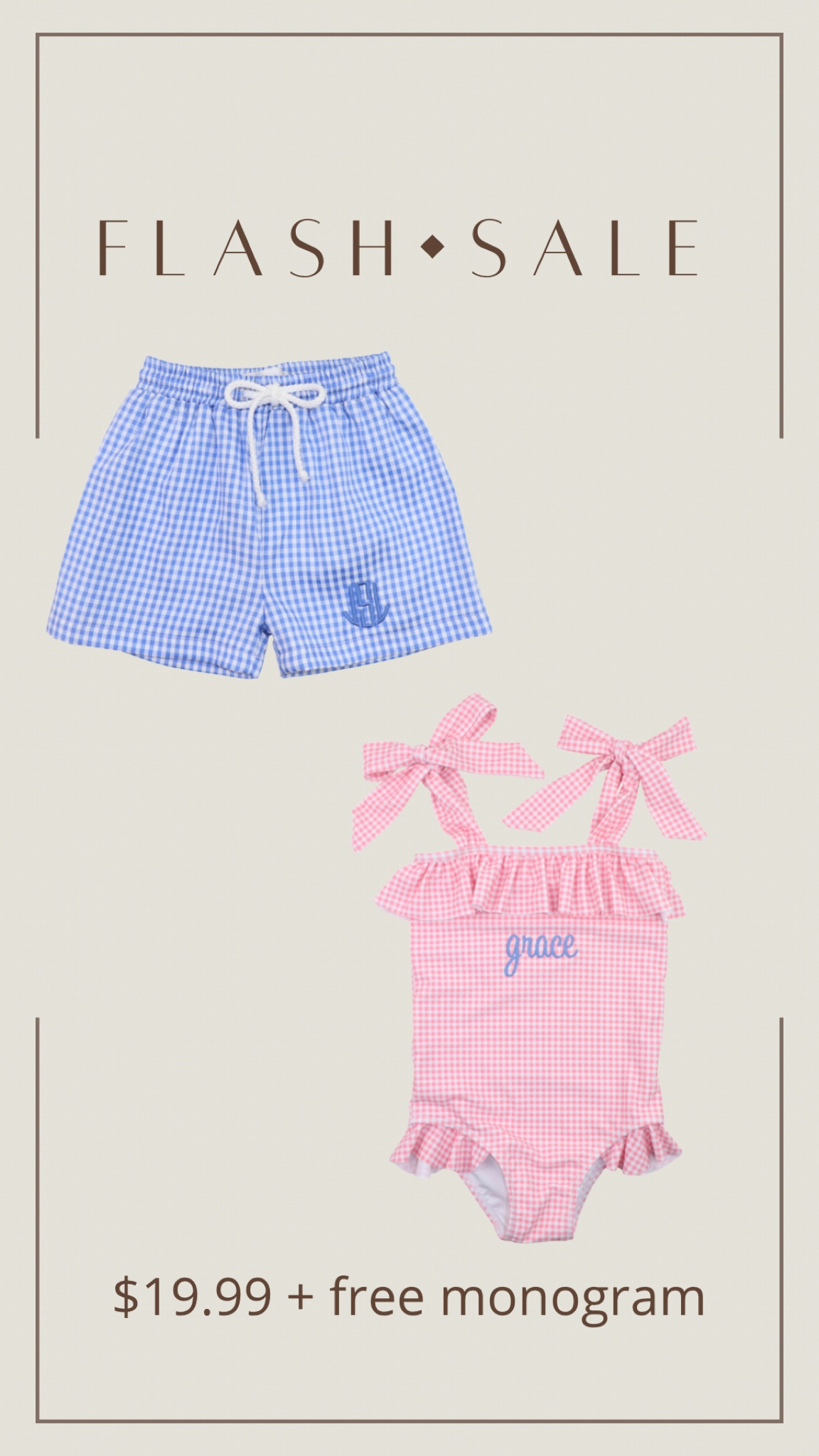 Flash sale. Kids swim. Free monogram. Cecil and Lou flash sale.

#LTKsalealert #LTKkids #LTKswim