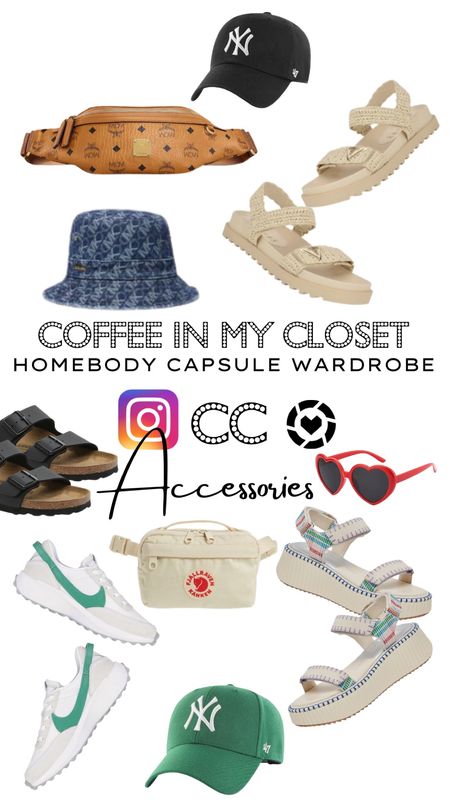 During todays live styling session I shared some of my favorite simple summer shoe and accessory choices for my Homebody Capsule including designer inspired  sports sandals and some fun $7 sunnies 