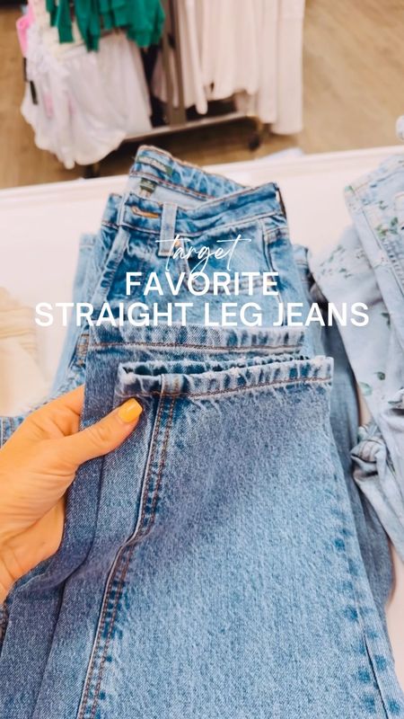 Target favorite structured straight leg jeans. Quality is amazing! I’m wearing my true size 8, you could size up for a more relaxed fit.  




Target style. Target high rise denim. Wild fable. Affordable fashion. Budget style. 

#LTKStyleTip #LTKSaleAlert #LTKFindsUnder50