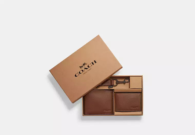 Boxed 3-In-1 Wallet Gift Set | Coach Outlet US