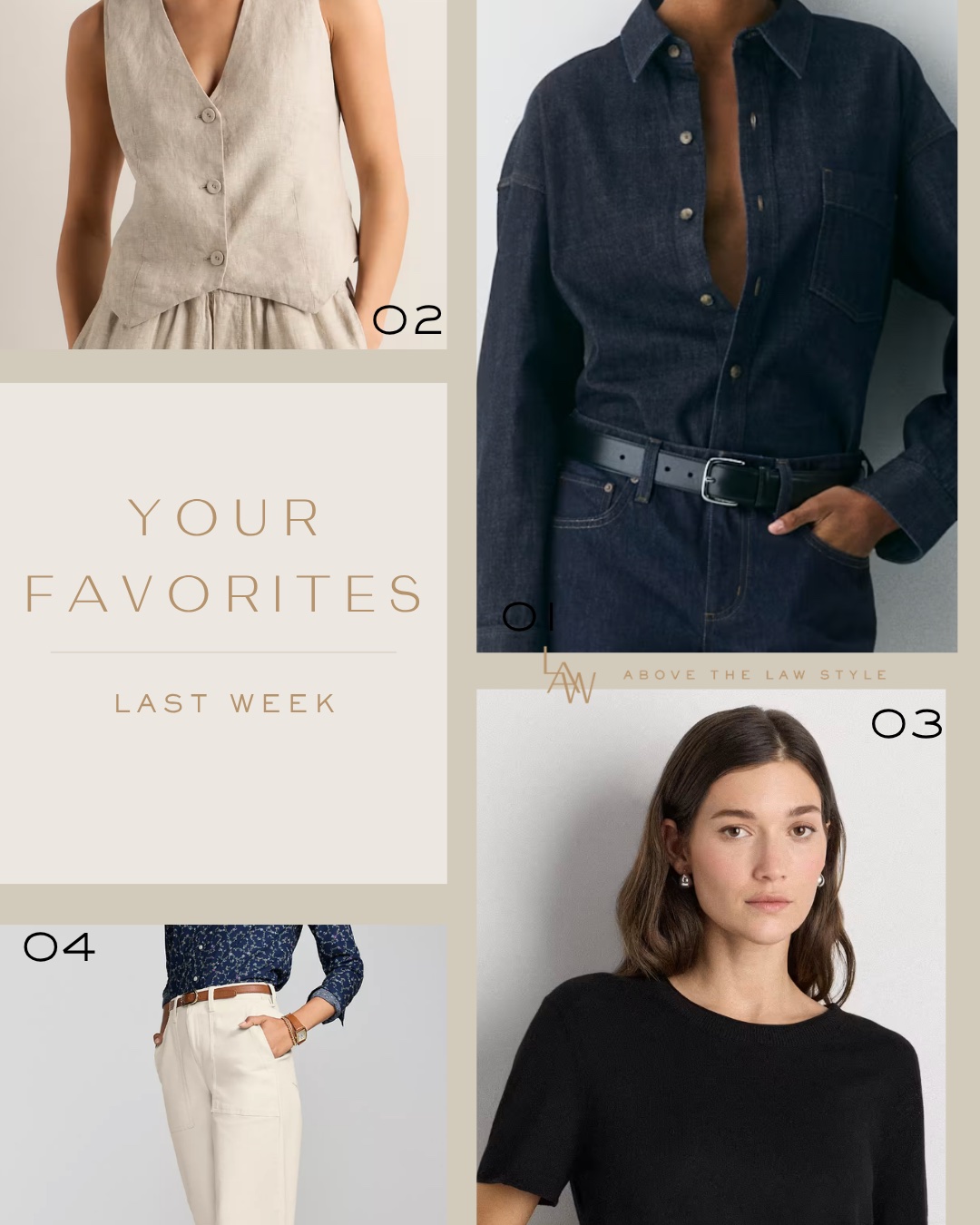 Your Favorites Last Week

#LTKOver40 #LTKootd #LTKSaleAlert