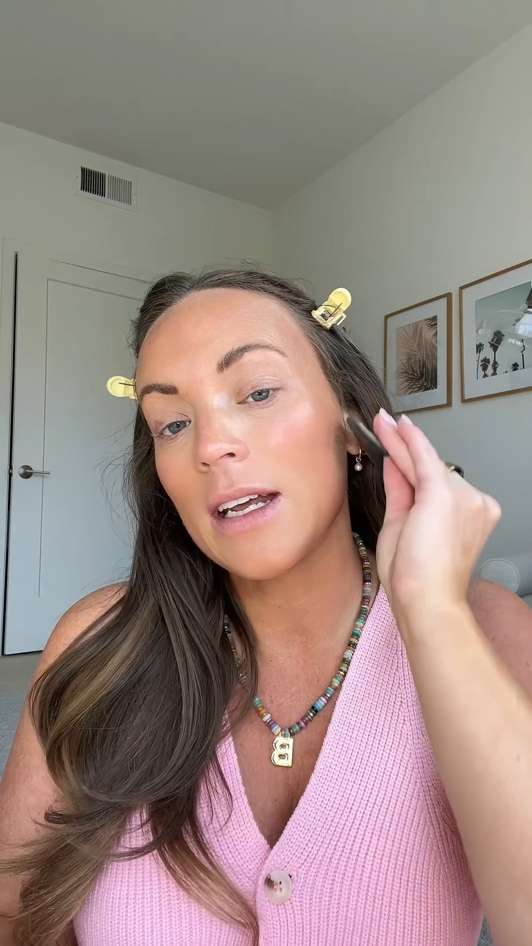 Everyday Dewy Make Up 
Sephora Sale, Spring Make Up
Bare Minerals Barepro Pressed Foundation shade Light 20 Neutral
CT Air Brush setting Spray
Huda Beauty Powder in Peach Pie
Patrick Ta Bronzer in shade She’s So LA
Laura Mercier Blush in shade Rose
It Cosmetics Undereye powder in translucent
Born This Way Natural Nudes Eyeshadow Palette
Benefit Highlighter shade Cookie
Lancôme Mascara Primer


#LTKSeasonal #LTKBeauty #LTKSaleAlert