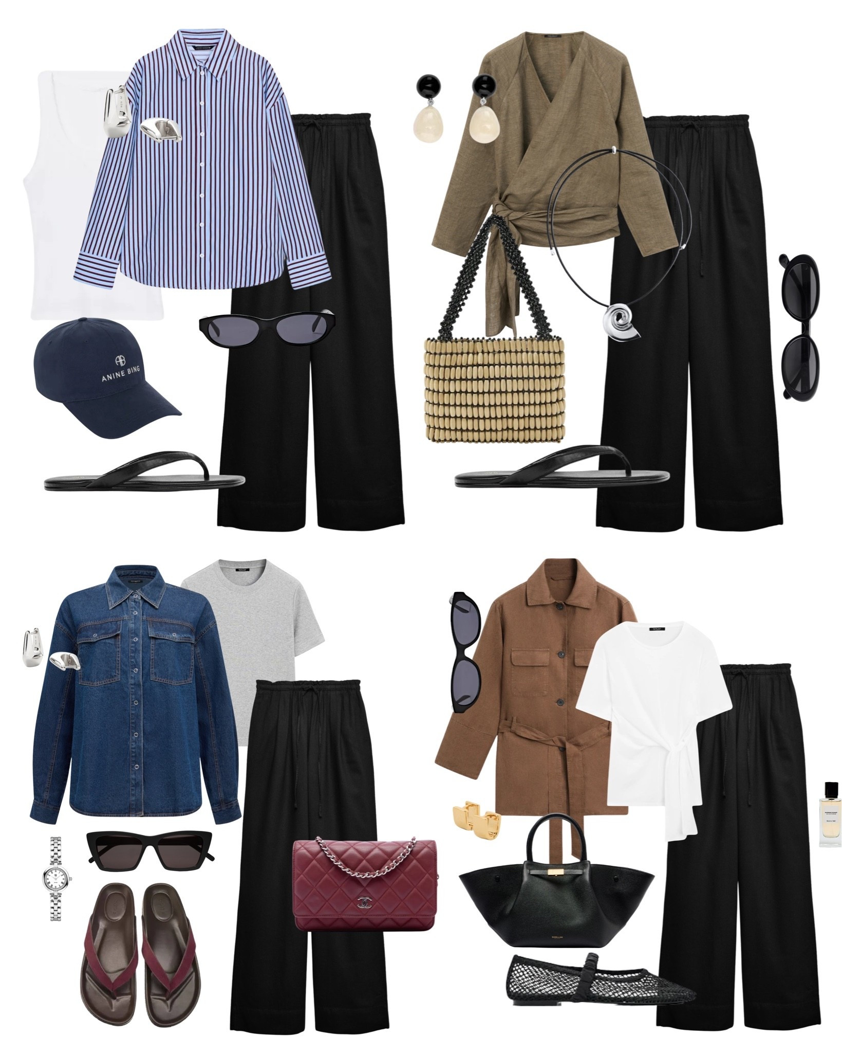 Ways to wear black linen trousers this summer ☀️

#LTKsummer