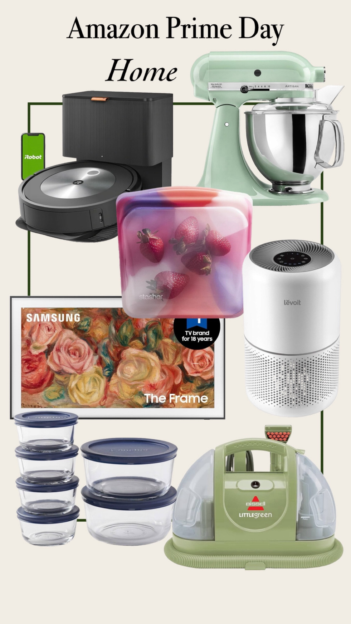 ✨Prime Day Deals: Best of Home ✨ I’ve been slowly adding air purifiers to our home & this one is a great price, we bought this TV last year & love it, this carpet cleaner is a lifesaver with kids & pets, & these reusable bags are a must! I’ve also been considering a robot vacuum for a while now & have been replacing all of our plastic containers with glass   

#LTKFamily #LTKSaleAlert #LTKHome