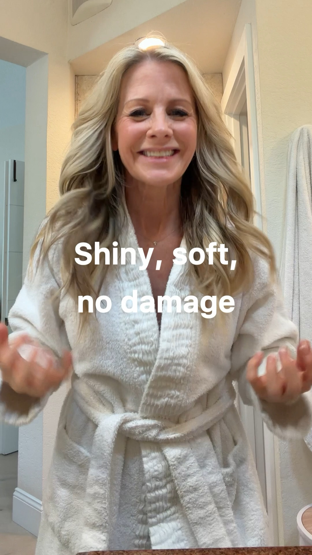 My go-to heat styling routine for soft, healthy hair.  This spray protects, smooths & keeps my hair looking shiny even after heat tools. 

Linking everything I use 🤍

#LTKBeauty #LTKselfcare #LTKdayinmylife