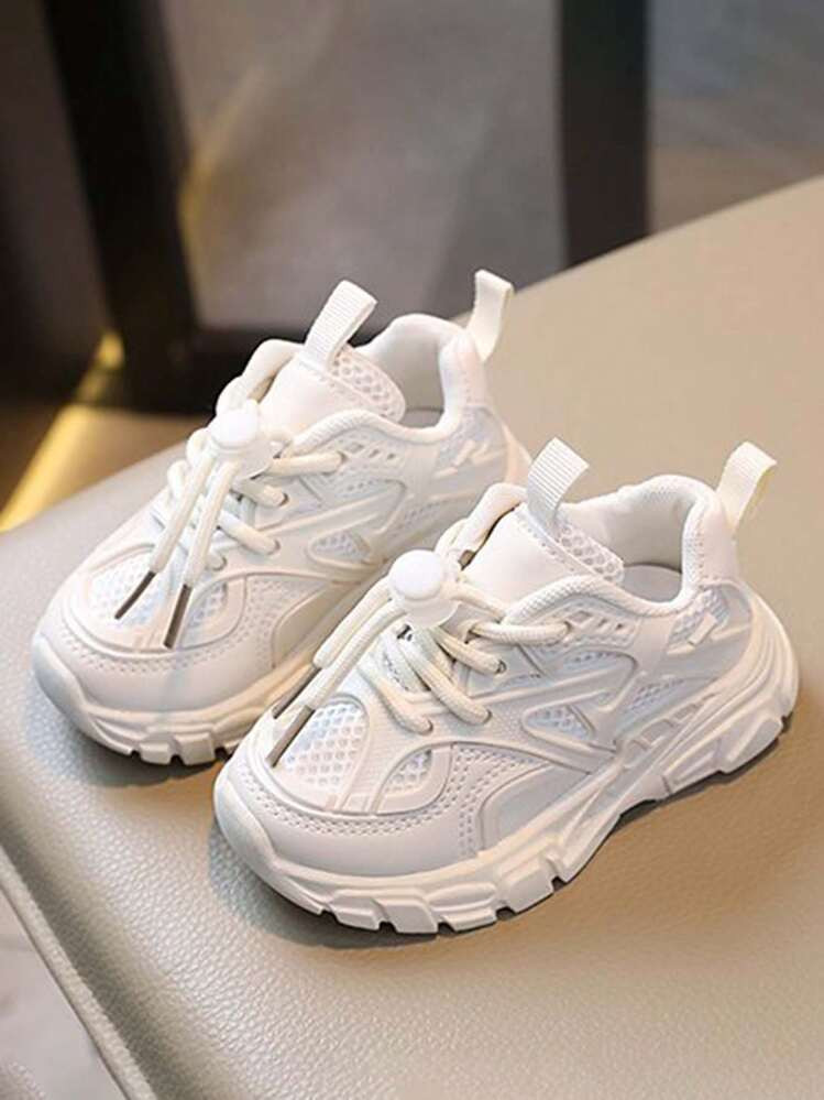Breathable Mesh Baby Sneakers With Soft Sole, Non-Slip, All-Match, Fashionable, Suitable For Chil... | SHEIN