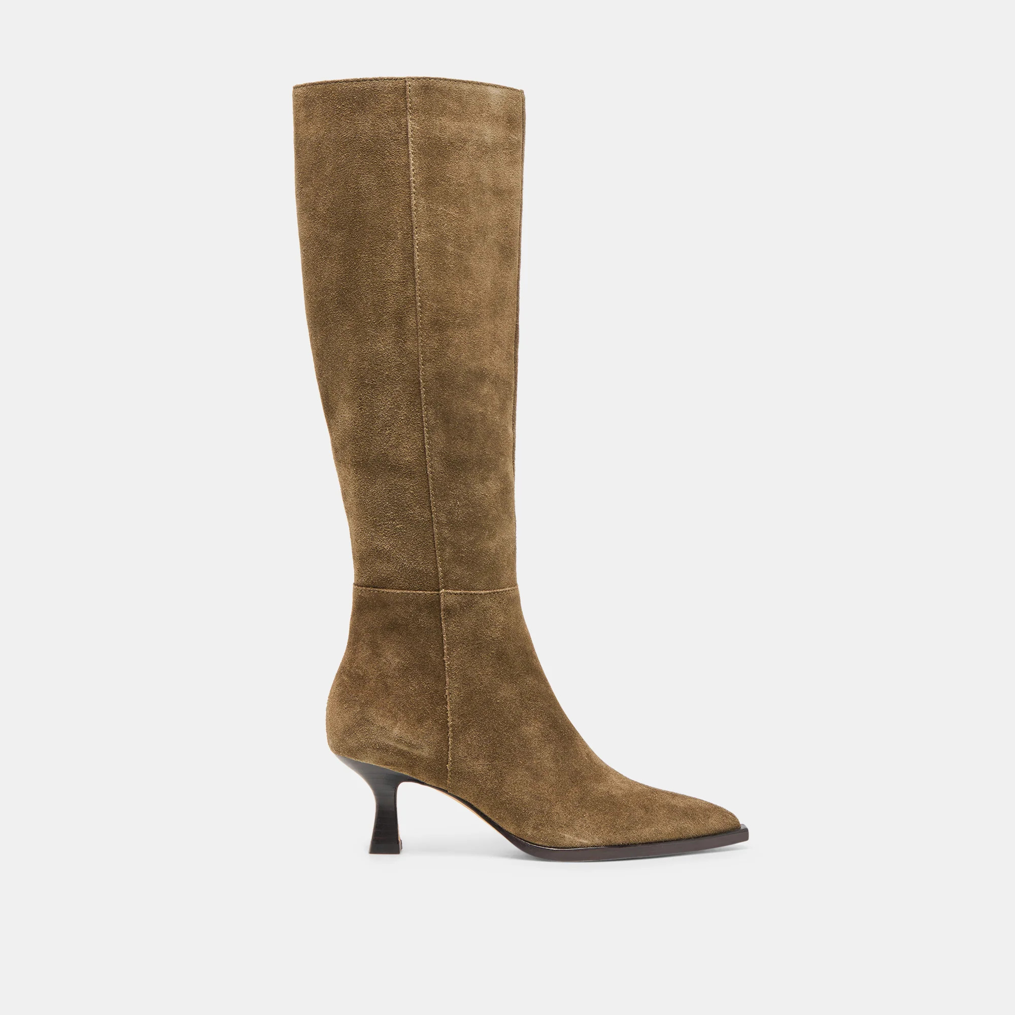 Auggie Boots Olive Suede | DolceVita.com