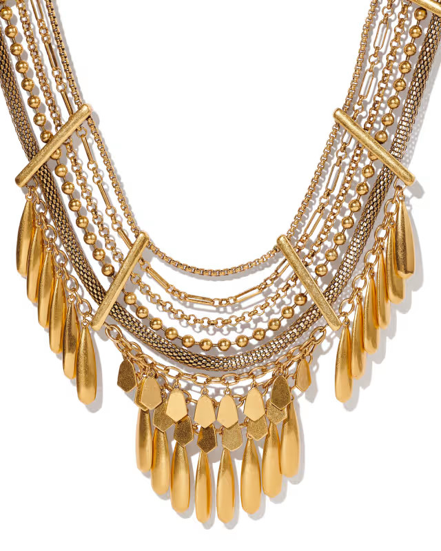 Sydney Statement Necklace in Vintage Gold | Kendra Scott