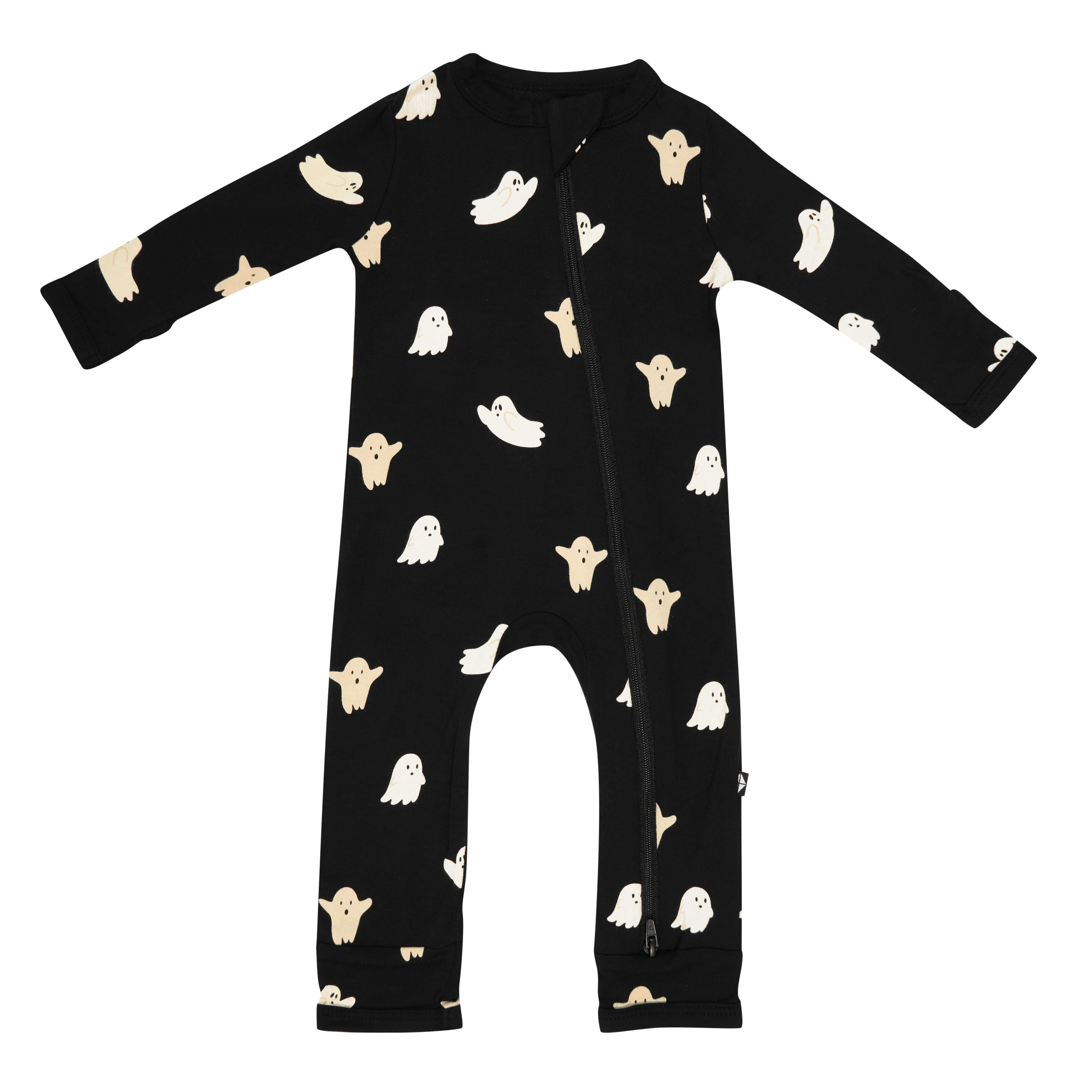Zippered Romper in Boo | Kyte BABY