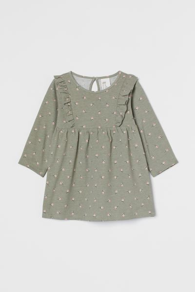 Patterned Ruffled Dress | H&M (US + CA)