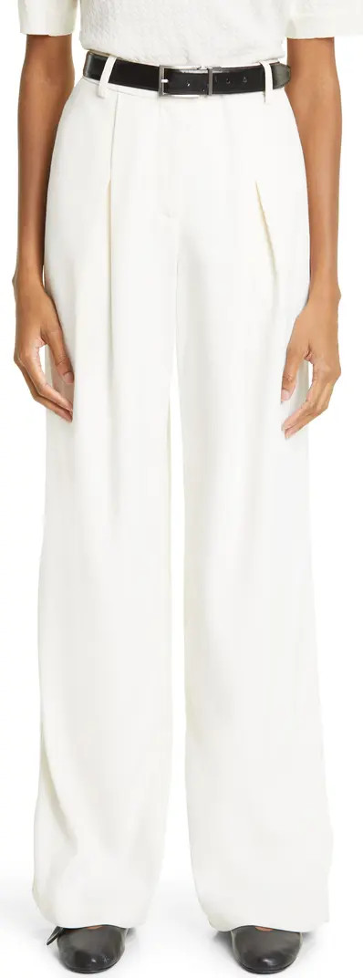 Wide Leg Twill Trousers | Nordstrom