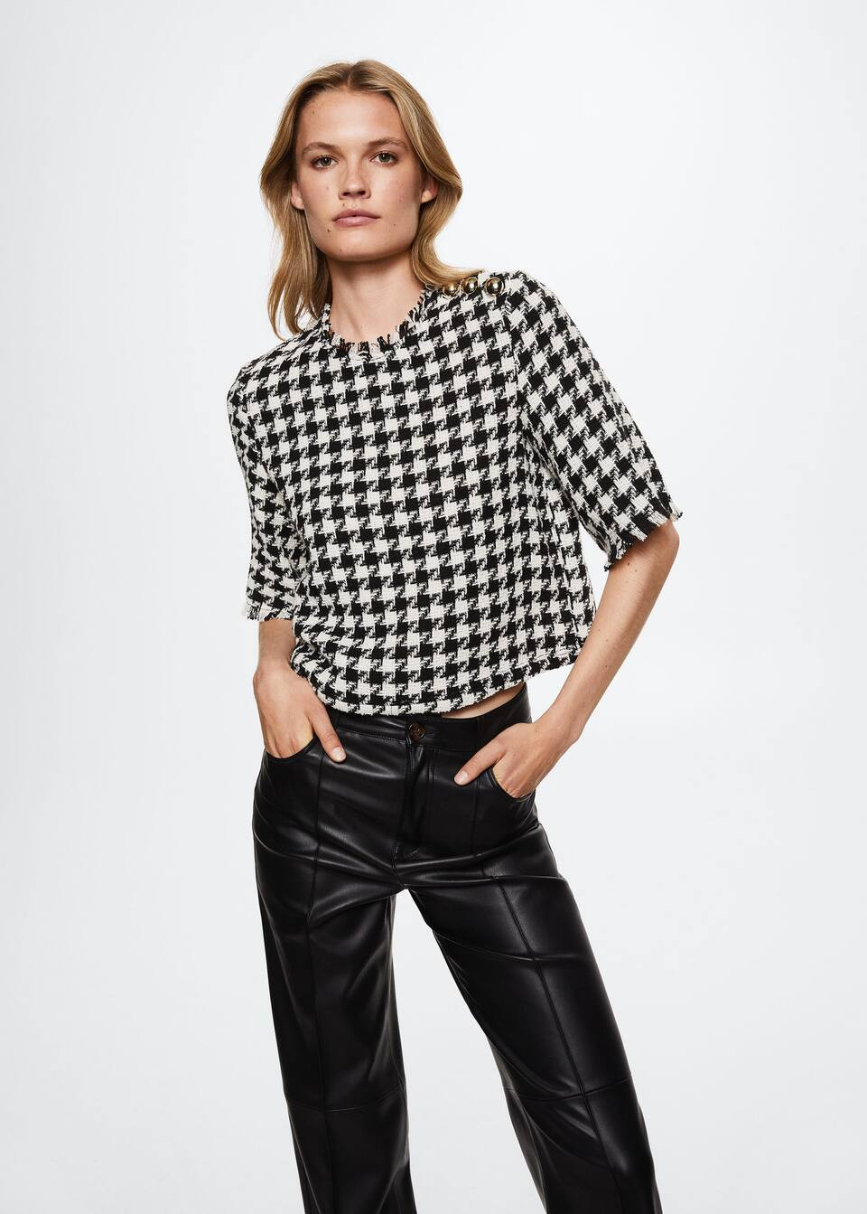 Search: Houndstooth top (94) | Mango USA | MANGO (US)