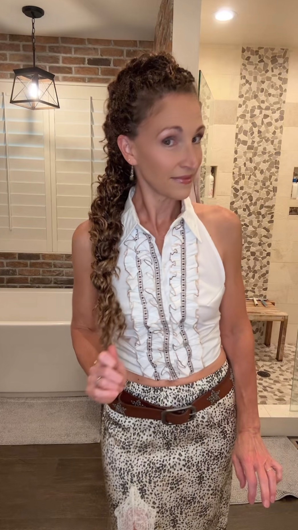 This is the cutest skirt from Aerie! It is silky and stretchy with the sweetest lace trim AND it is on major sale!!!  It looks so cute with a graphic T. This belt is very affordable and high quality. I wear it all the time and I have it in 2 colors!

#LTKFindsUnder50 #LTKStyleTip #LTKSaleAlert