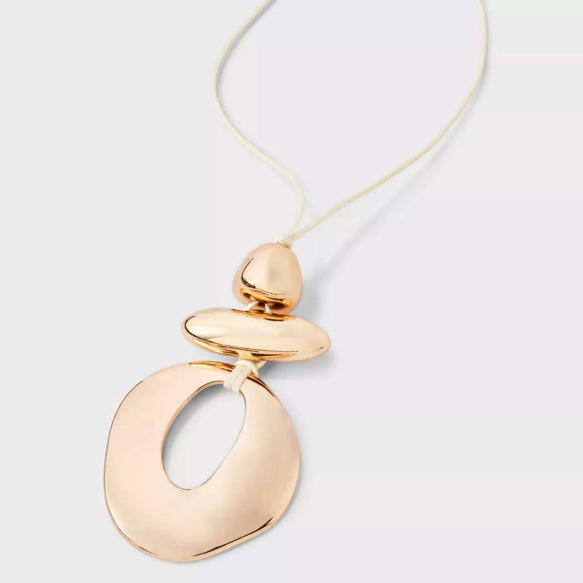 Stackable Geometric Beaded Corded Necklace - Universal Thread™ Gold | Target