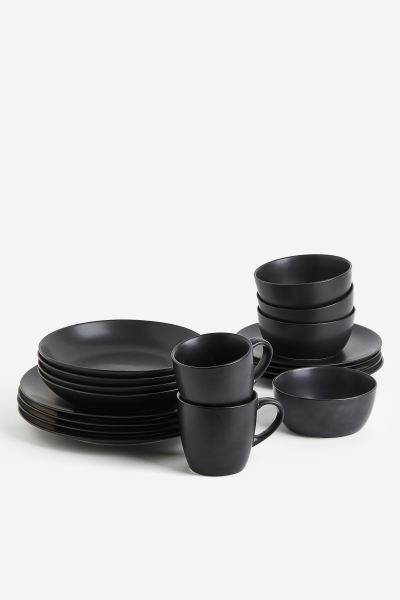 4-pack Deep Porcelain Plates | H&M (US + CA)