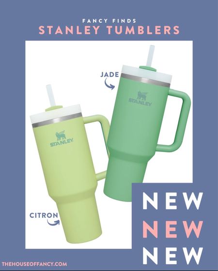NEW STANLEY tumbler colors!!! Loving these gorgeous greens!!! Will sell out!!

#LTKFind #LTKstyletip #LTKunder100