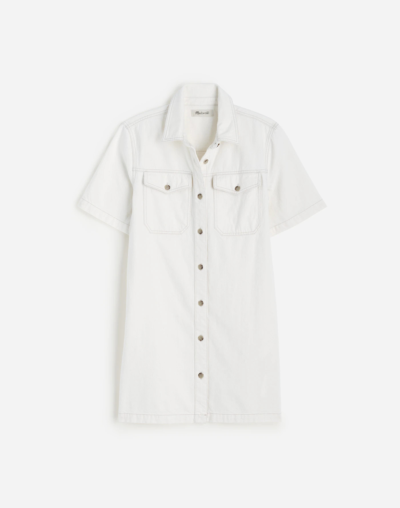 Denim Boxy Shirtdress in Vintage Canvas | Madewell | Madewell