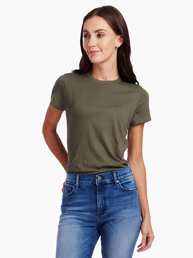 Women's Fitted Crew Marcy Tee - Mott & Bow | Mott & Bow