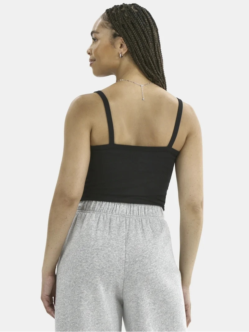 No Boundaries Ribbed Cami Top, Women's XXS-XXL | Walmart (US)