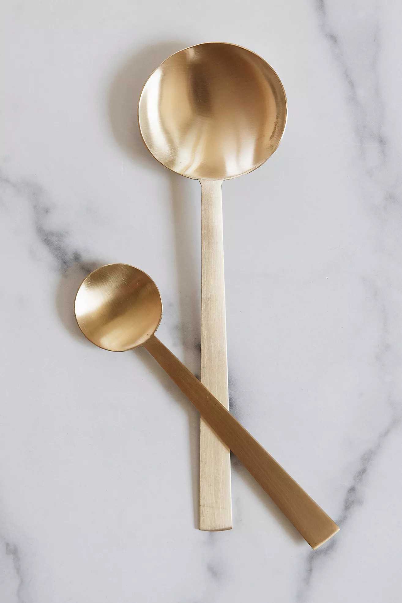 Connected Goods Brass Spoon Set | Anthropologie (US)