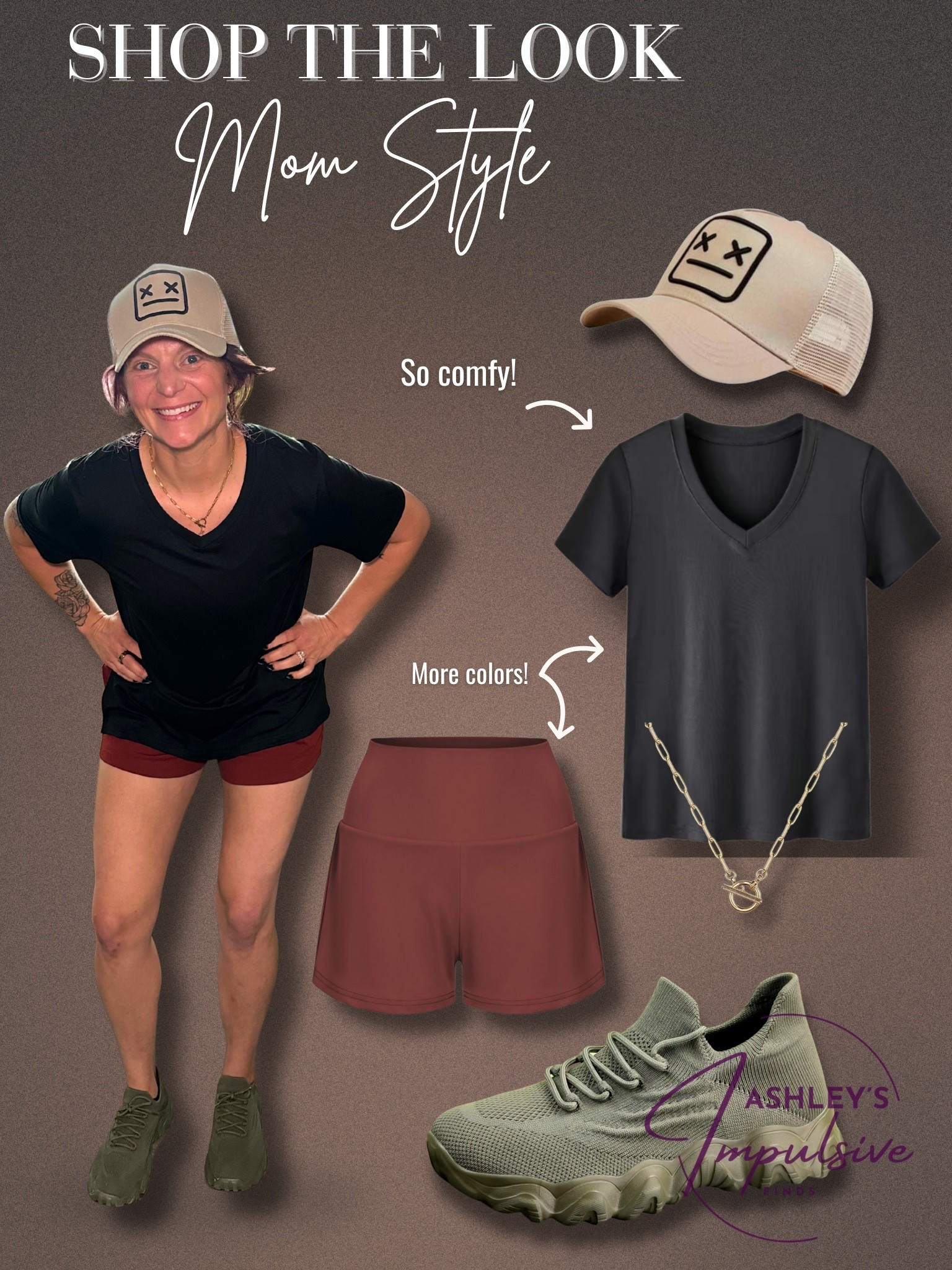 Casual, comfy, and mom-approved 🙌 Linked the full outfit—hat, tee, shorts, sneakers + accessories. Bonus: most of these come in multiple colors 👏

#LTKActive #LTKFindsUnder50