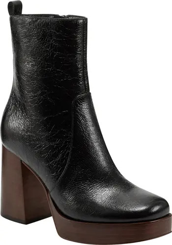 Marc Fisher LTD Marysa Block Heel Platform Bootie (Women) | Nordstromrack | Nordstrom Rack