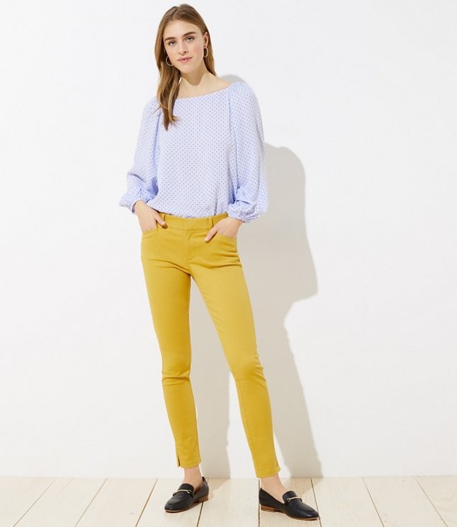 Skinny Slit Cuff Pants in Marisa Fit | LOFT | LOFT