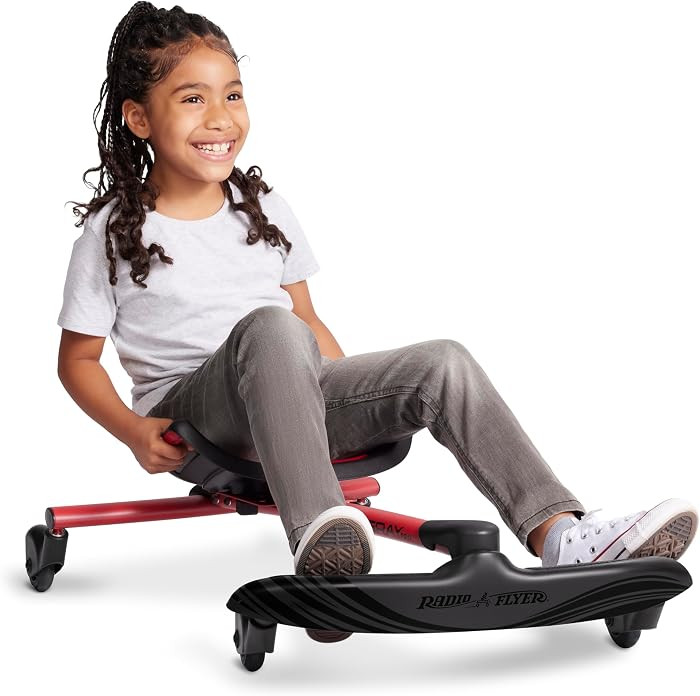 Radio Flyer Stingray Pro, for Ages 3-8, Hands Free, Foot Powered Ride On with 360-degree Caster W... | Amazon (US)