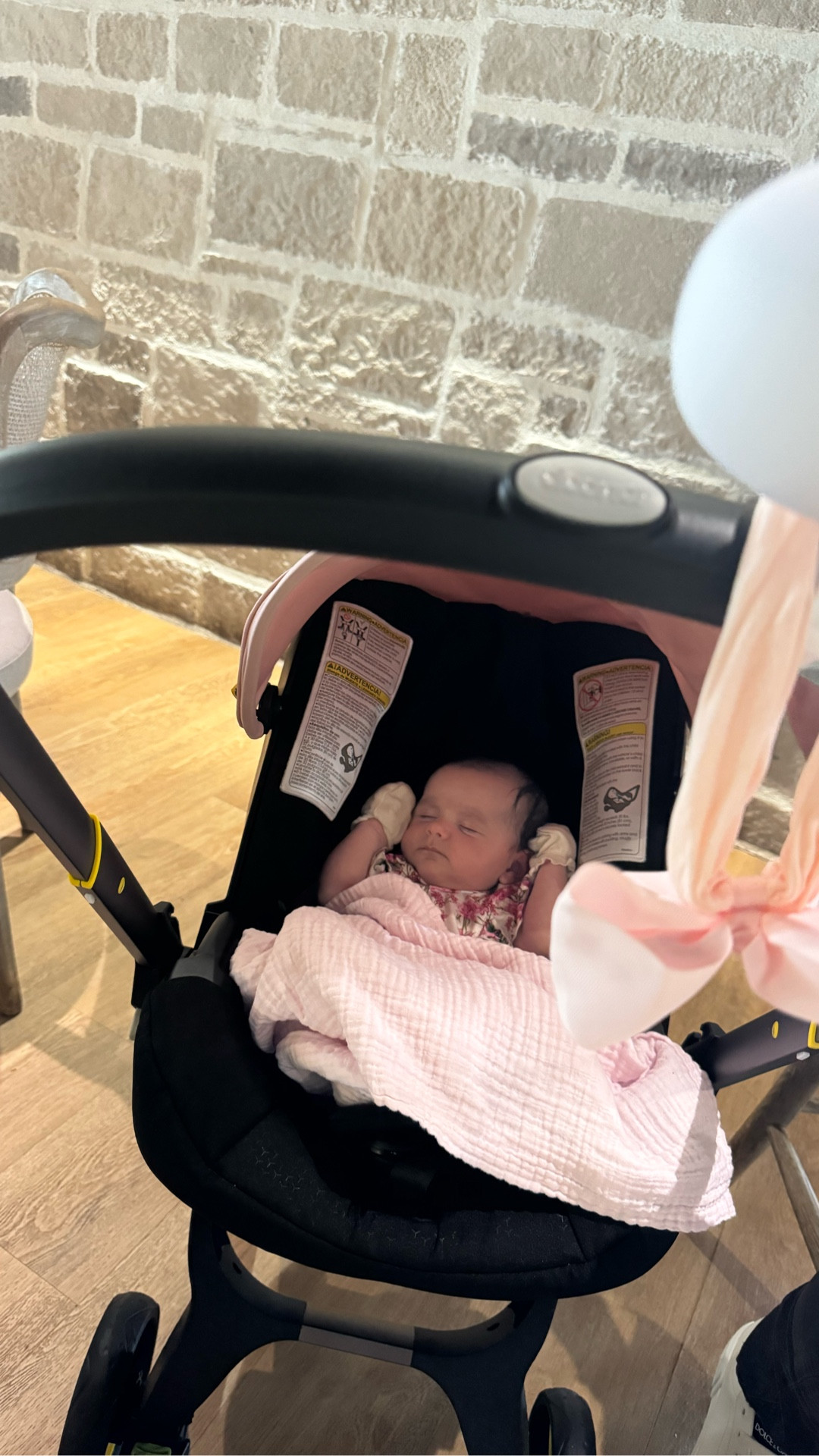 Out to dinner with this cutie 🥰 made possible by the self-rocking stroller attachment! 

#LTKBaby #LTKmomlife #LTKdayinmylife