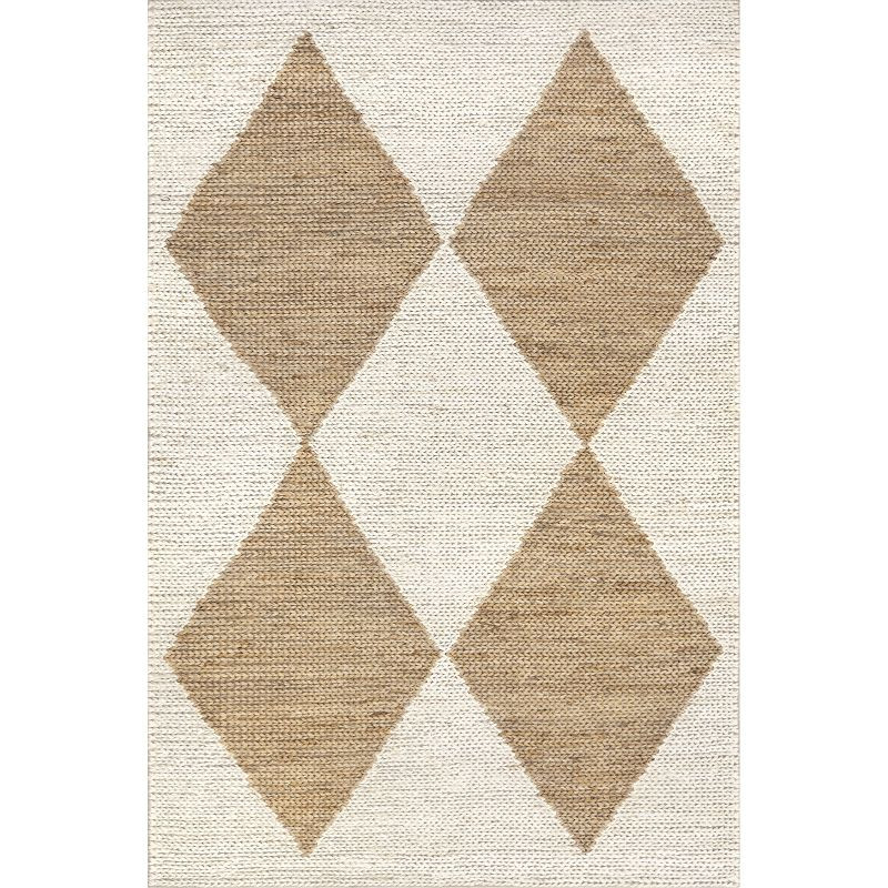 nuLOOM Linnie Bold Diamond Jute Area Rug | Target