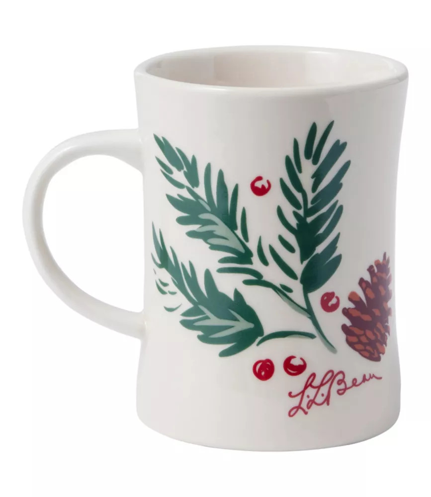 Holiday Pinecone Diner Mug | L.L. Bean