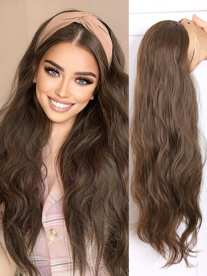 Long Curly Synthetic Hair Extension With Headband | SHEIN