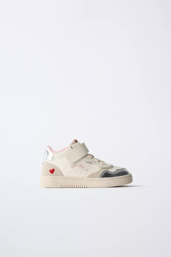 HEART HIGH TOP SNEAKERS | Zara US