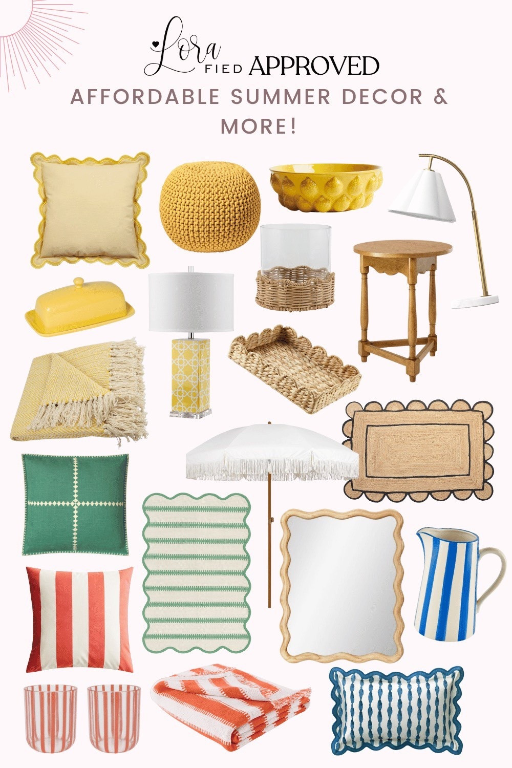 LORAfied Approved Summer Home Decor! 🤍
summer home, summer home decor, affordable summer home, affordable home decor, summer home trends, outdoor home decor 

#LTKHome #LTKSeasonal #LTKFindsUnder50