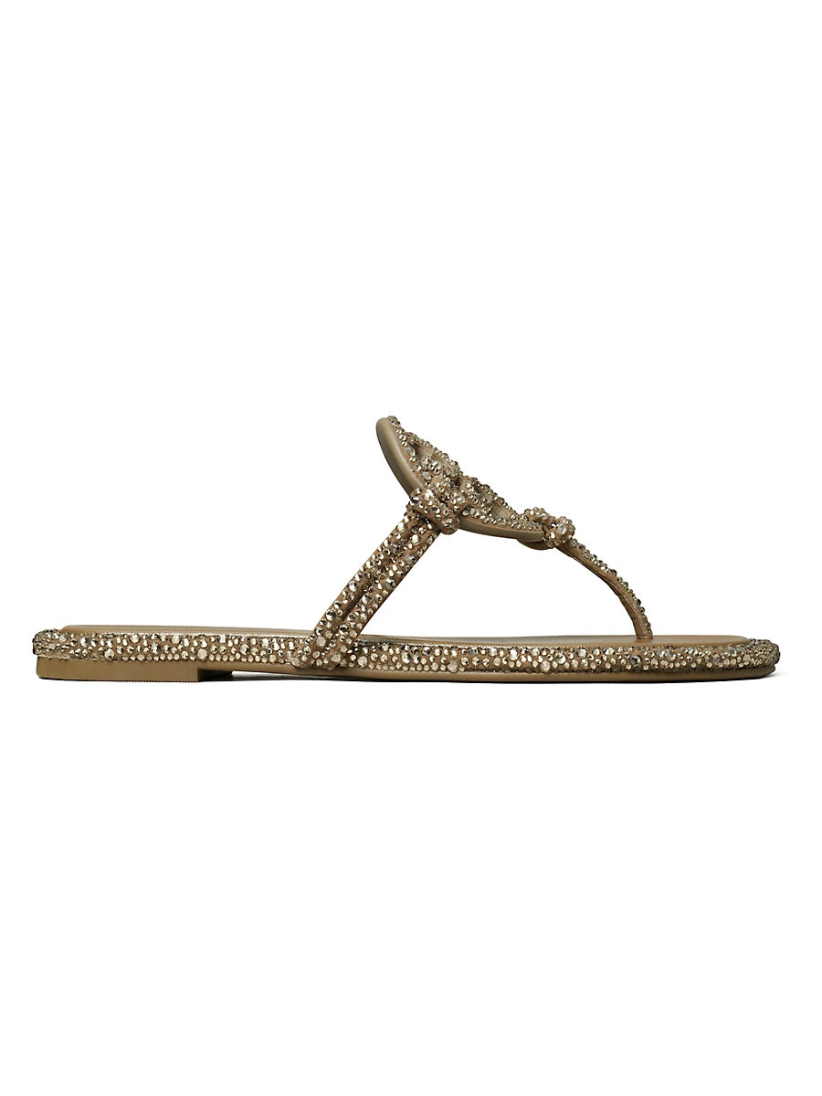 Women's Miller Knotted Flip-Flop Sandals - Wild Mushroom - Size 6 | Saks Fifth Avenue