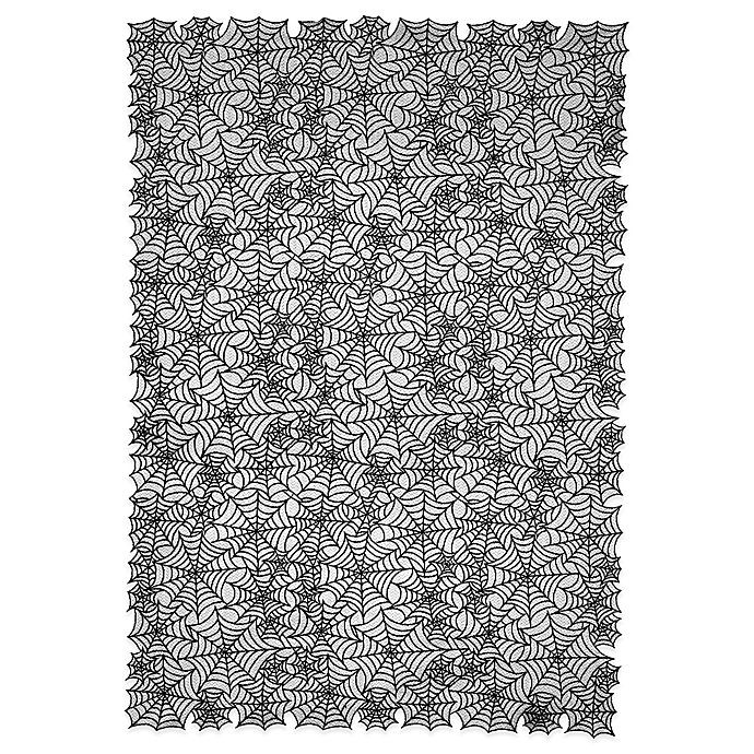 Heritage Lace® Spider Web 60-Inch x 90-Inch Tablecloth in Black | Bed Bath & Beyond
