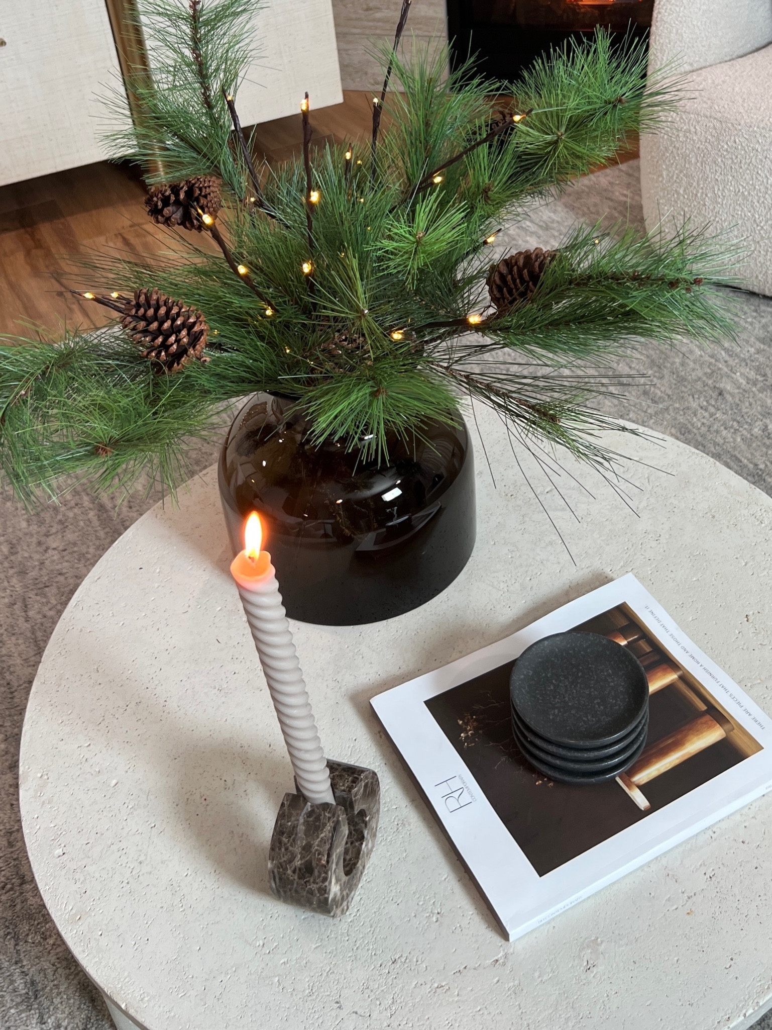 Shop my Christmas coffee table decor 

Coffee table, vase, candle holders, candles, stems 

#LTKhome #LTKGiftGuide #LTKstyletip