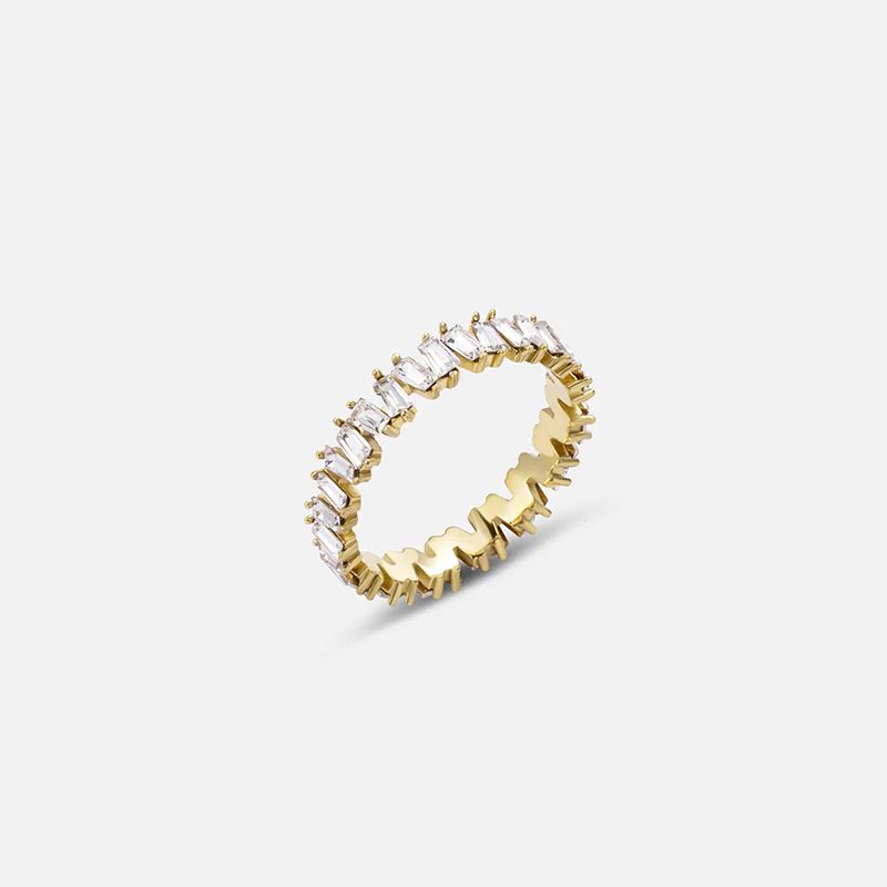 Dusk Scattered Crystal Ring | Victoria Emerson