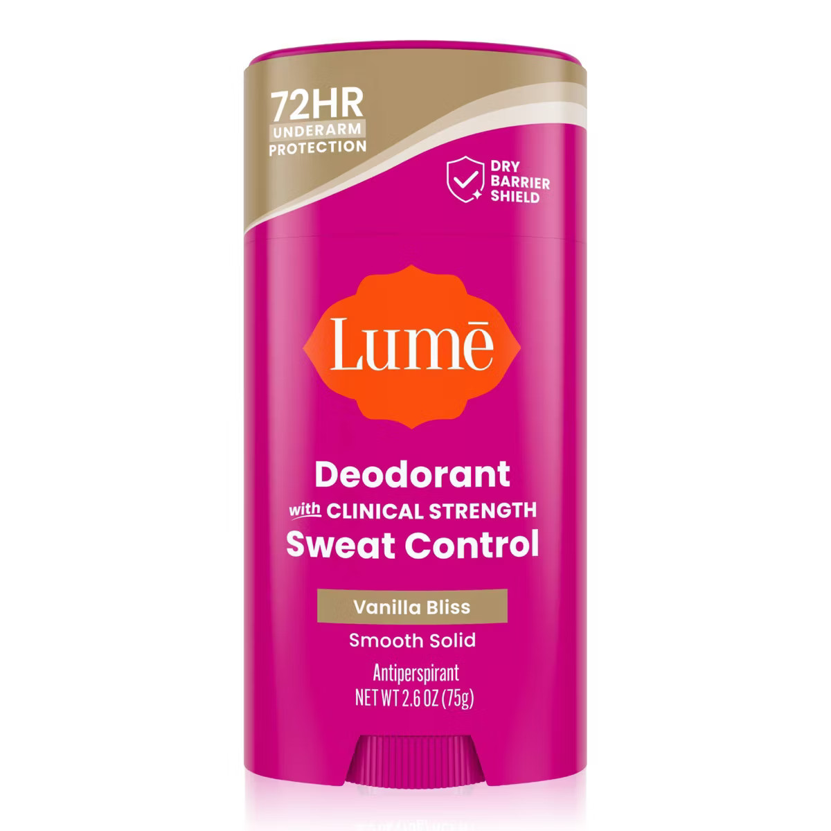 Lume Deodorant Plus Sweat Control Clinical Strength Smooth Solid Stick Antiperspirant - Vanilla B... | Target
