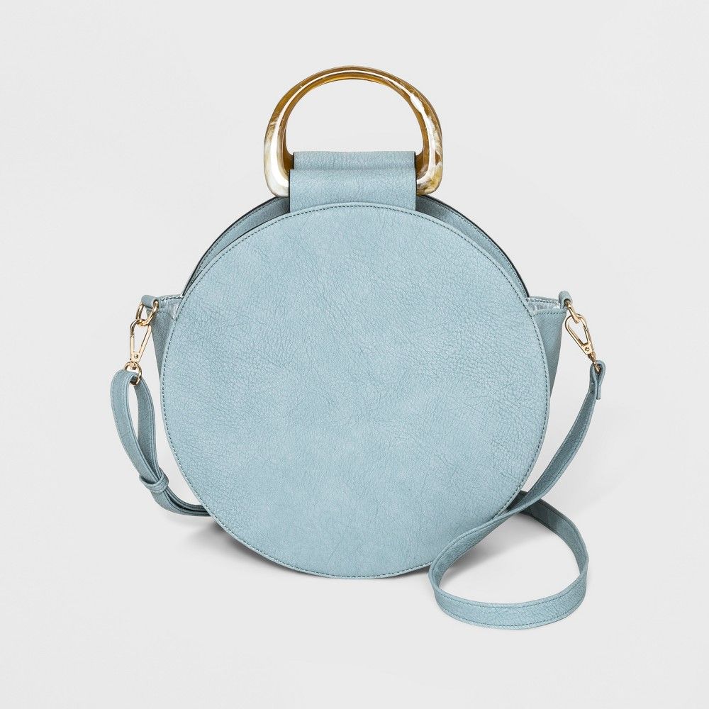 VR By Violet Ray Circle Satchel Handbag - Blue, Girl's | Target