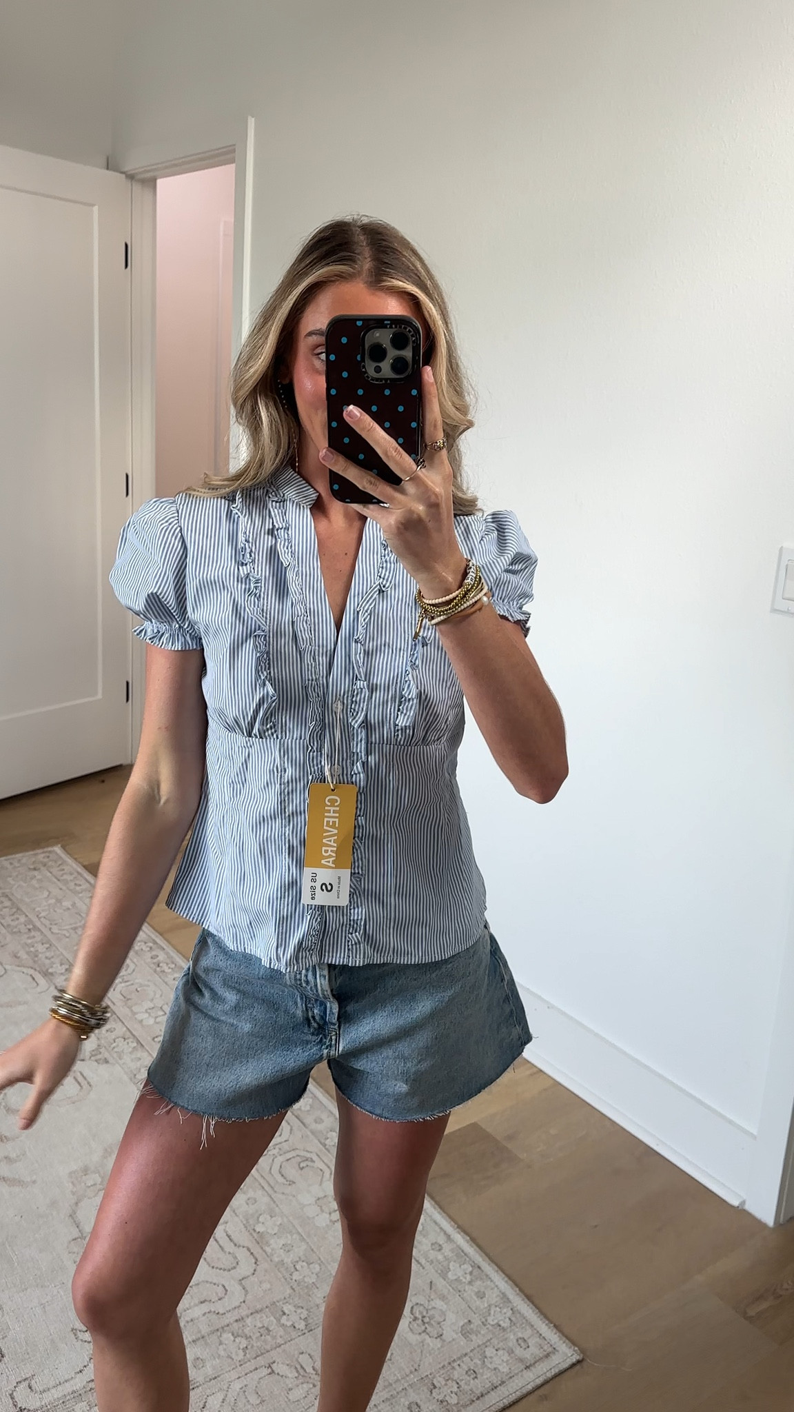 Amazon size small Chevara Women’s Ruffled Shoulder Shirts Cute Sleeveless Point Collar Button Down Textured Summer Blouse Casual Work Tops

#LTKWorkwear #LTKootd #LTKSaleAlert