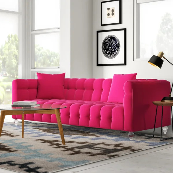 Doyon 90.55'' Velvet Sofa | Wayfair North America