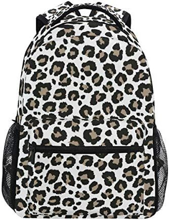 ALAZA Cheetah Leopard Print Animal Skin Large Backpack Personalized Laptop iPad Tablet Travel Sch... | Amazon (US)