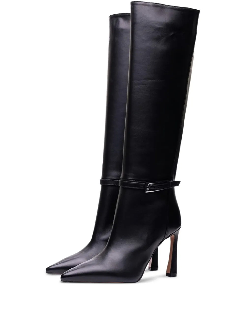buckle pointed-toe boots | Farfetch Global