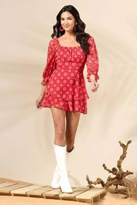 Bandana Medallion Romper | Cato Fashions