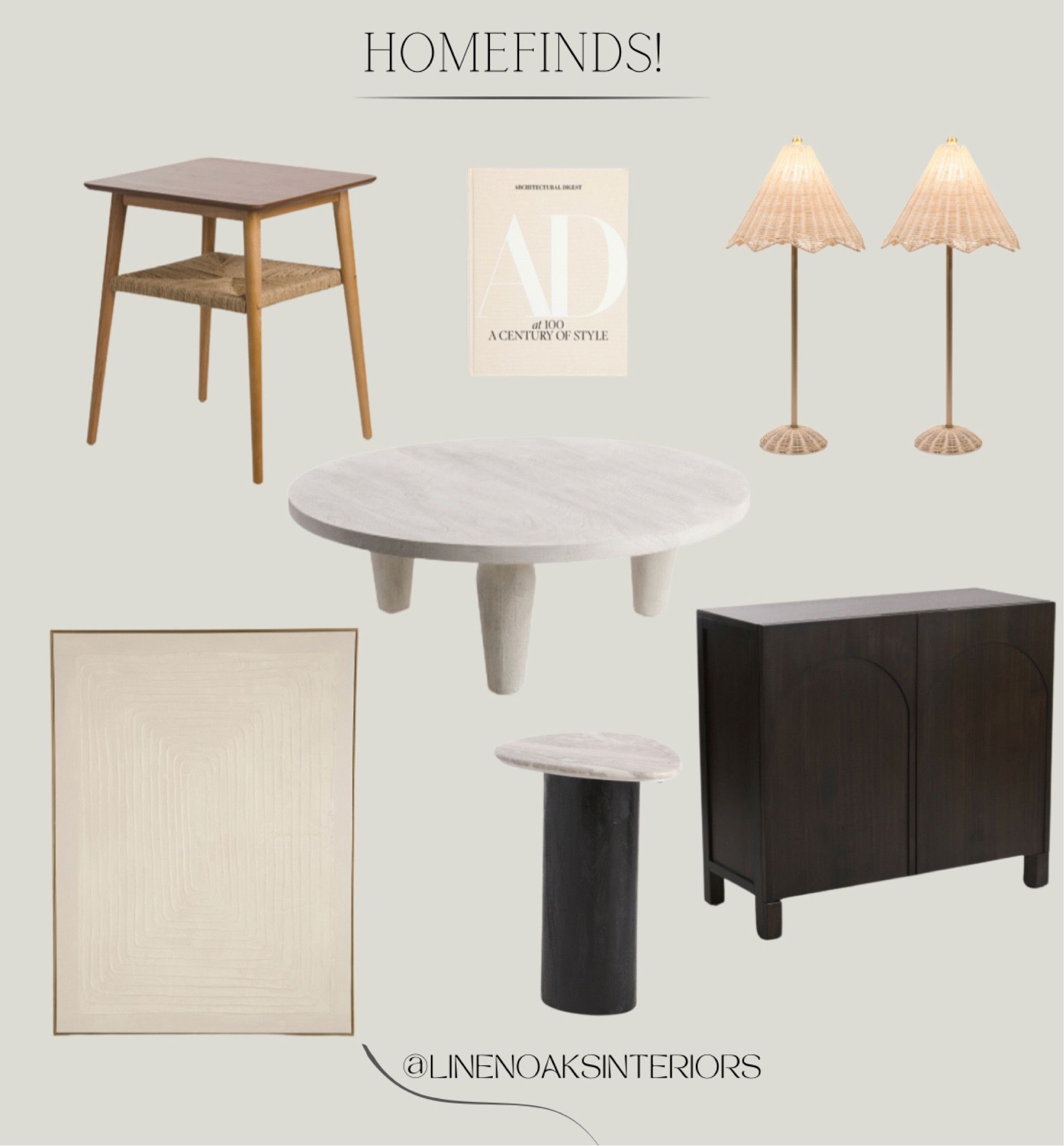 Home finds!
Coffee table
Console tables
Wall decor 
End table 

#LTKhome