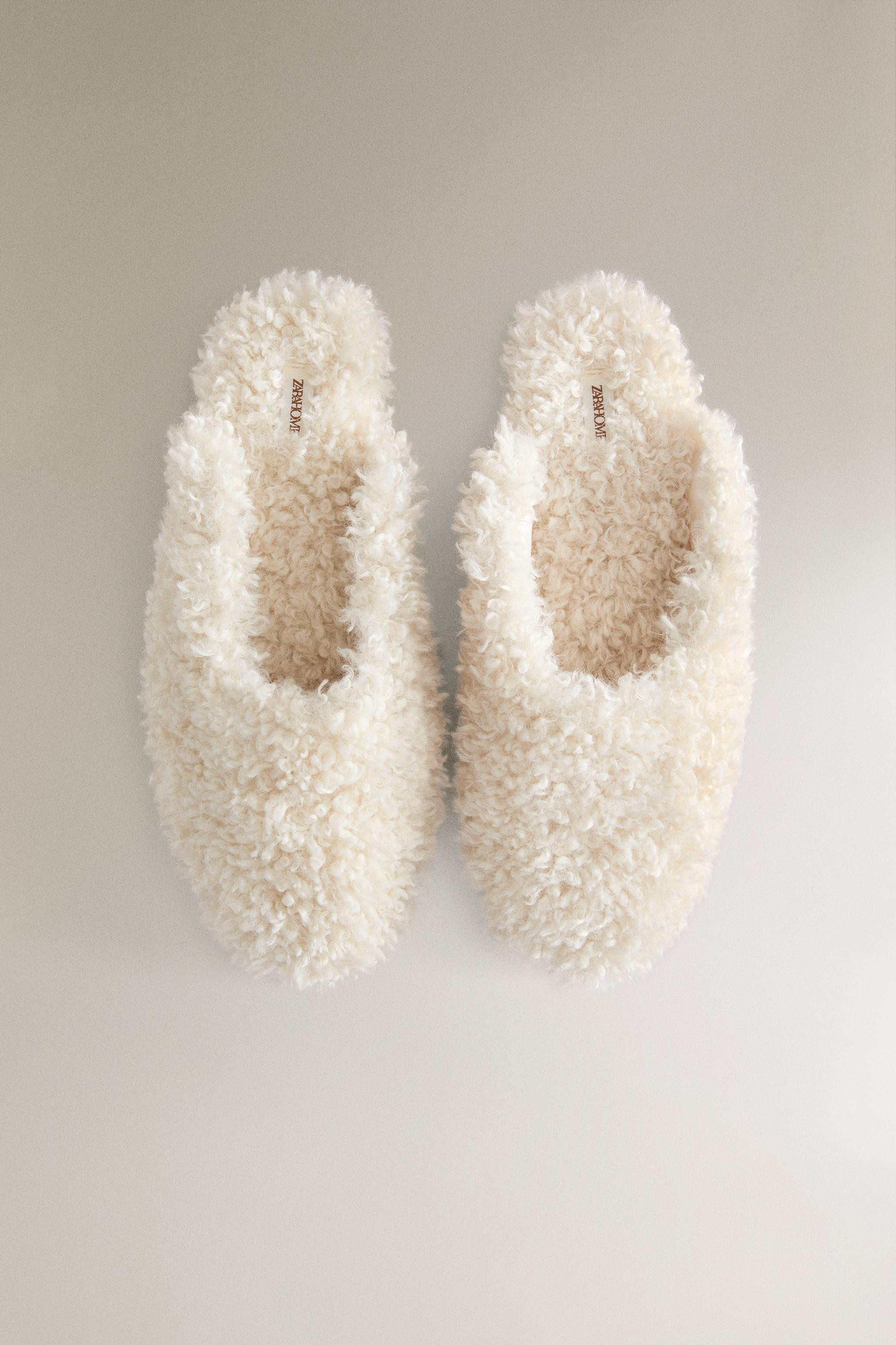 FAUX SHEARLING MULE SLIPPERS | Zara US