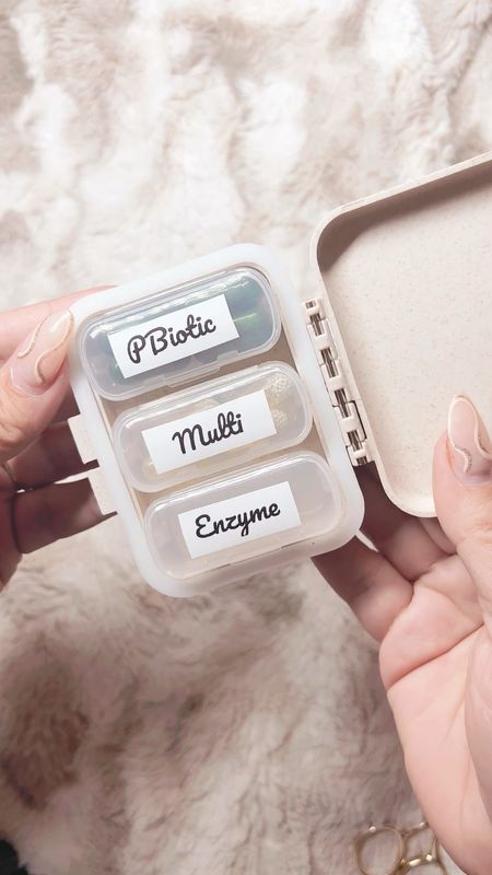 Sharing another Amazon Favorites with you guys. It is this adorable pill case. I use it to put my probiotics, my multivitamin and my enzymes. I also share my favorite travel on the go, label maker with you and my favorite multivitamin. 

#LTKGiftGuide #LTKFind #LTKunder50