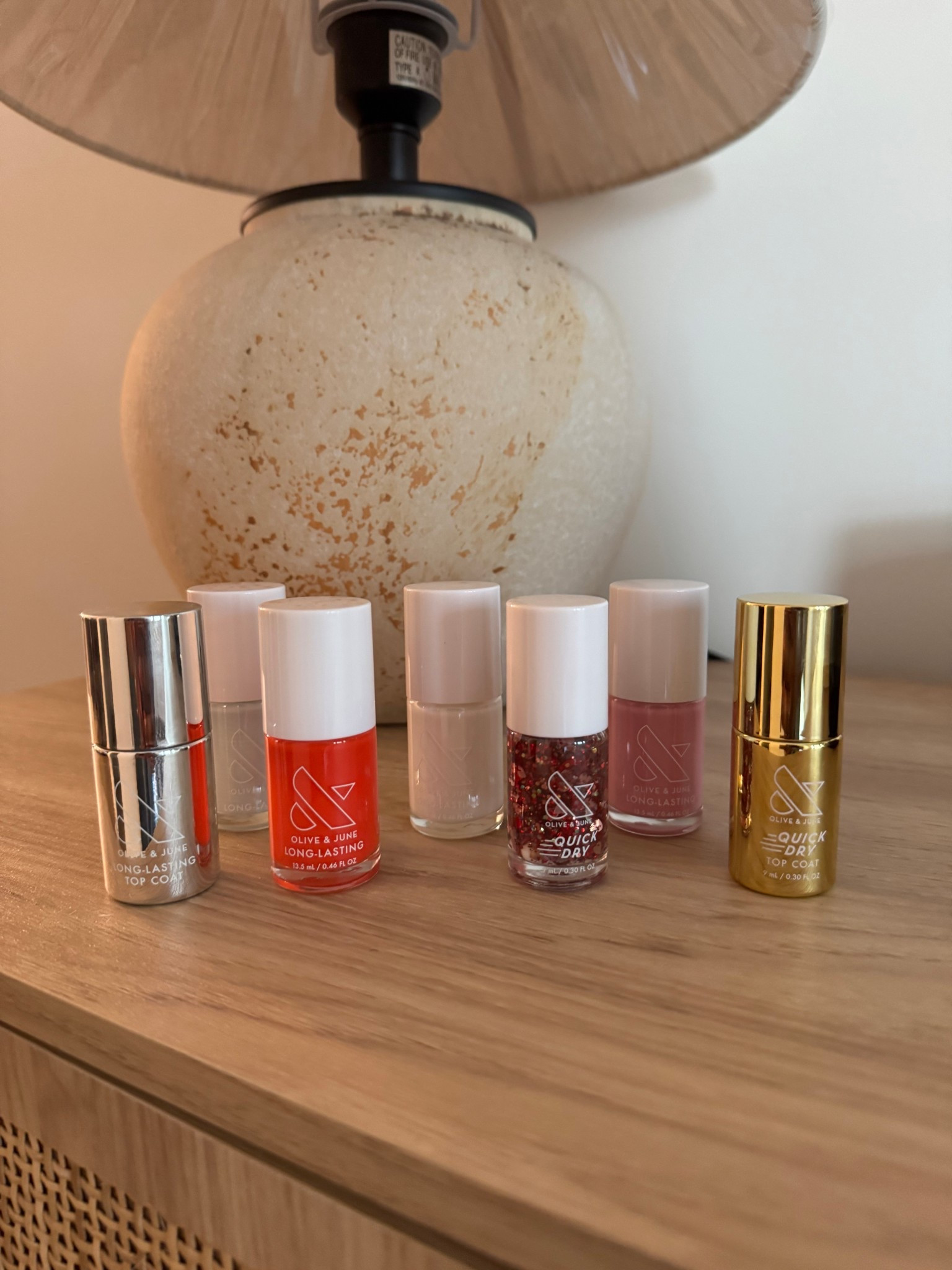 Olive and June Spring colors. Nail polish quick dry 

#LTKselfcare #LTKBeauty #LTKSeasonal