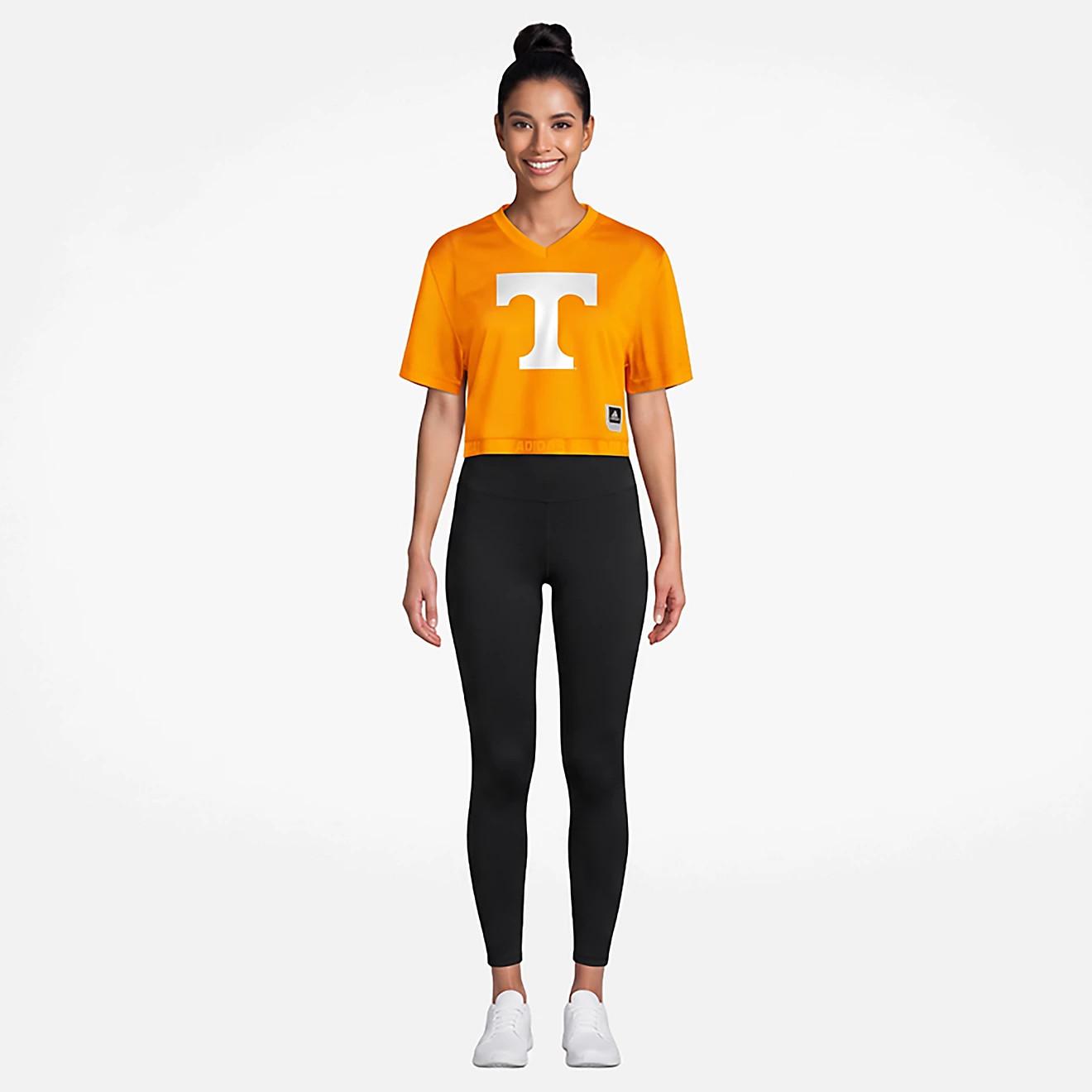 adidas Women's University of Tennessee Block T Cropped Football Jersey | Academy Sports + Outdoors